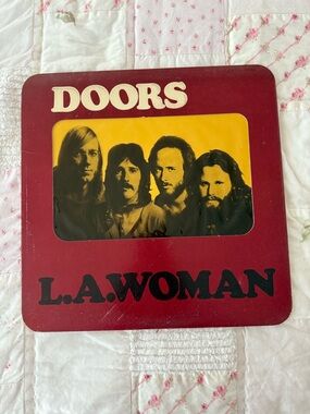 The Doors L.A. Woman Album Tin - Red with Yellow Photo Window